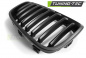 Preview: Upgrade Sportgrill Nieren für BMW 1er F20/F21 11-14 matt schwarz